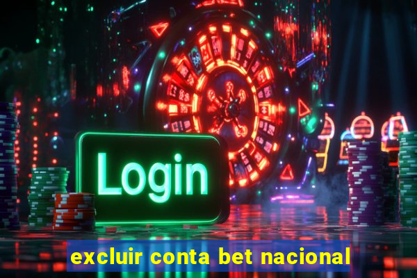 excluir conta bet nacional